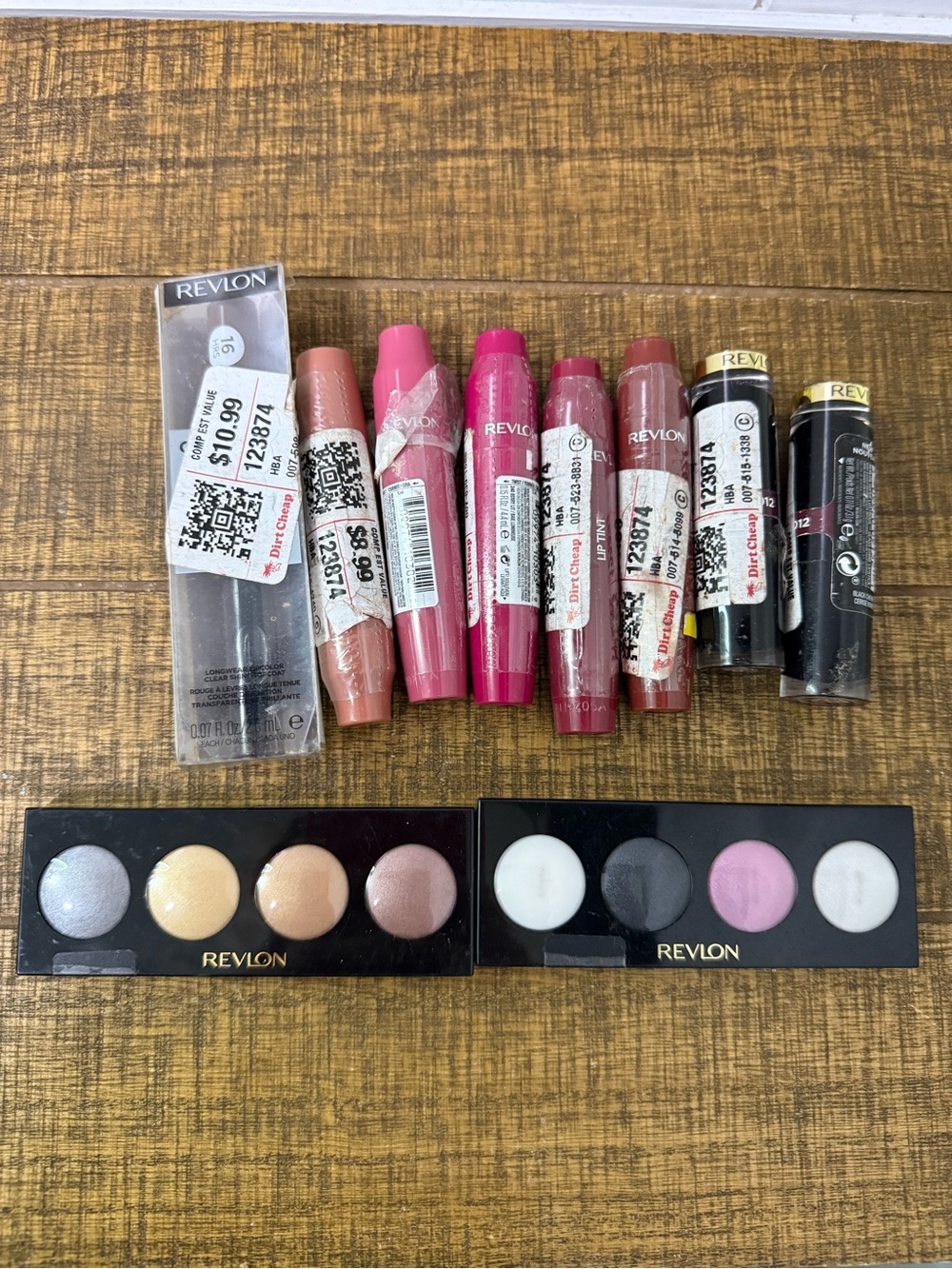 Revlon Lip Crayons & Eyeshadow Duos in Pink, Nude, Rose, Black